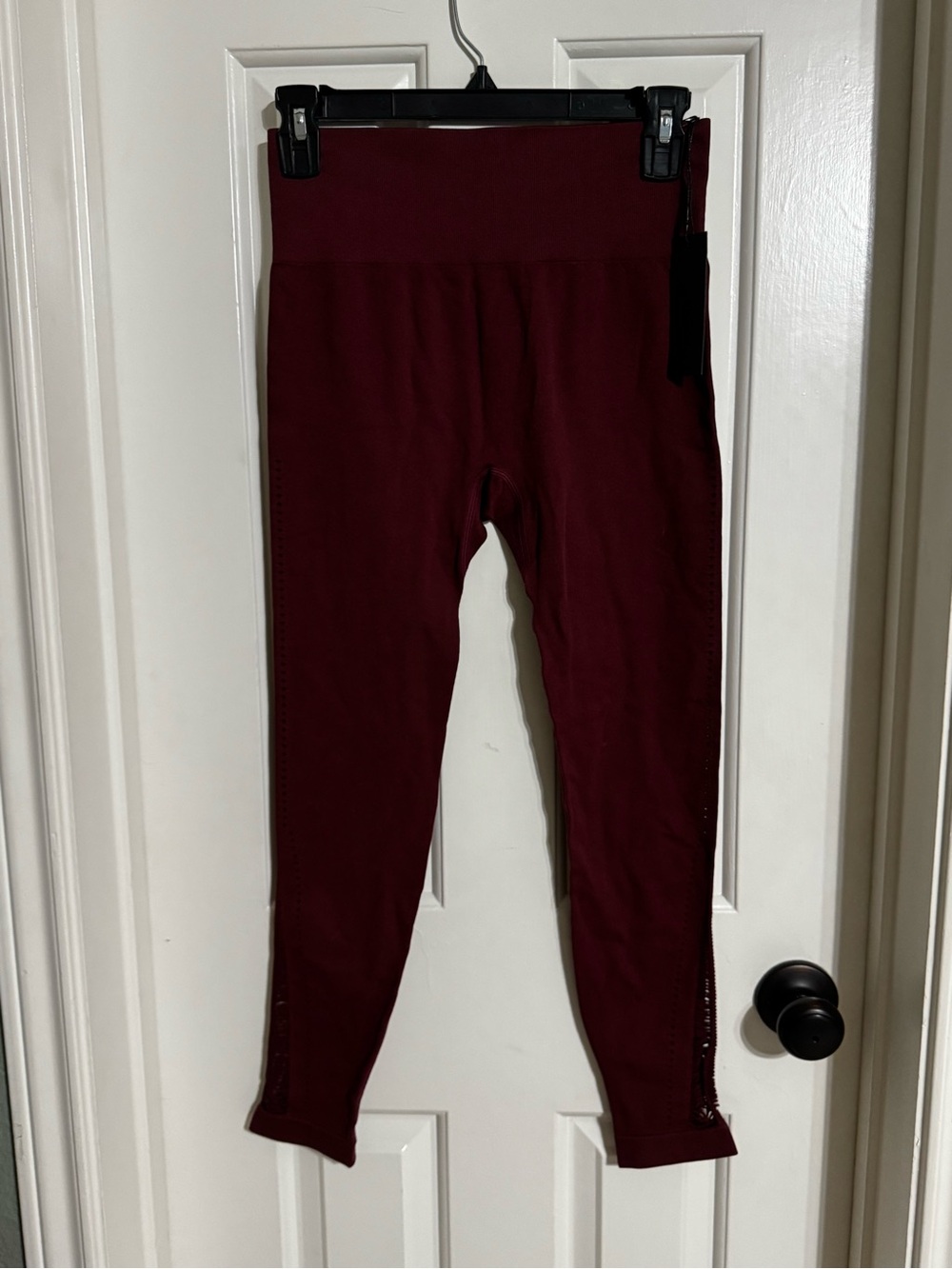 Women's Savvi Stretch Leggings - Burgundy
